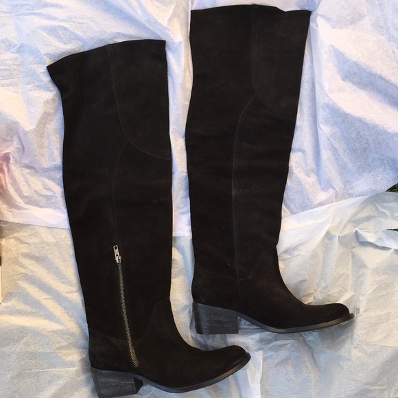 bronx knee high boots